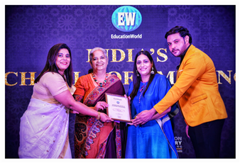 In an event held at Leela Palace in Gurugram, The prestigious Education World Magazine recognised the tireless efforts of Mrs. Anurag Vij, the extraordinary director of The Chintels School as an exemplary COVID-19 Pandemic Eduleader. Mrs. Vij is one among the 50 school leaders chosen from entire North India and the only leader to be chosen from Kanpur. In her speech, she thanked all the teachers of The Chintels School for their dedication and pas
